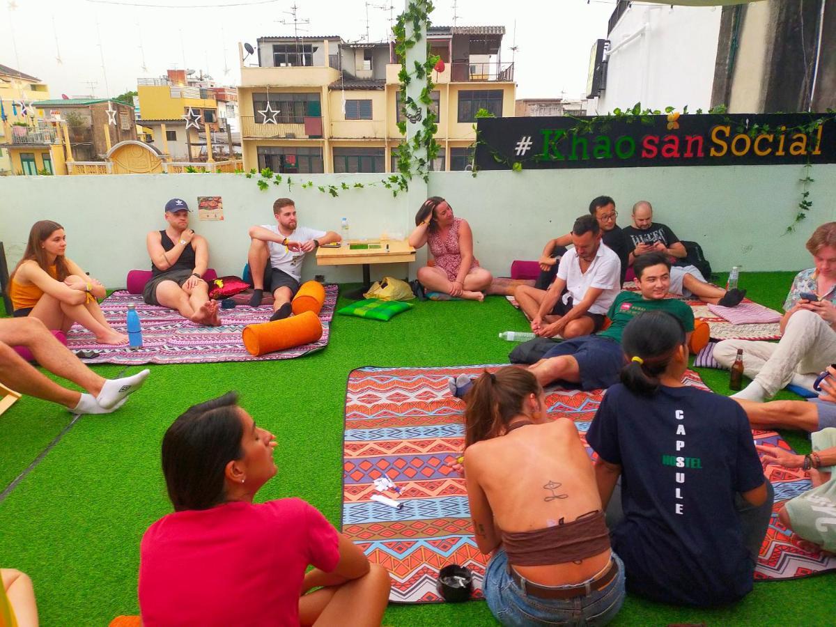 Khao San Social Capsule Hostel بانكوك المظهر الخارجي الصورة